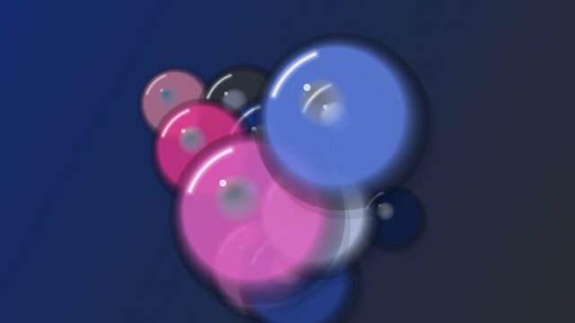Colorful Dumbbells on Dark Background Fitness.
