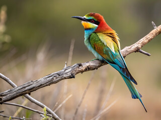 Obraz premium lilac breasted roller