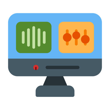 Audio Editing Vector Icon