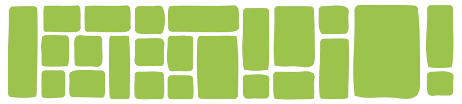Sticker organic blob and asymmetric rectangles create playful vector borders. Cute watercolor bubbles with gradient effects form unique textbox designs for creative layouts. Vector illustration