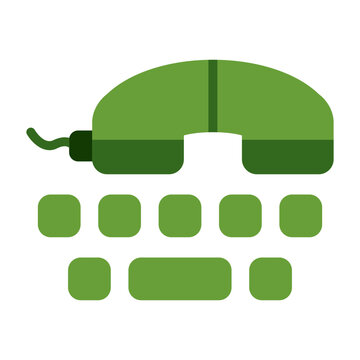 Teletype Vector Icon