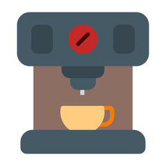 Fototapeta premium Coffee Maker with Wi-Fi Vector Icon