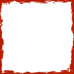 Red blood Halloween frame