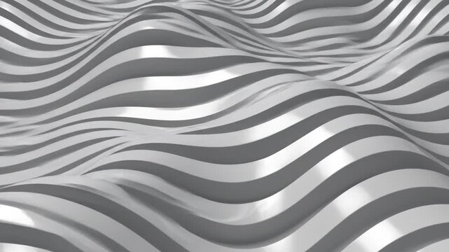 Abstract background with flowing wavy stripes creating a dynamic visual effect