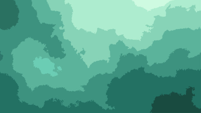 Vector Abstract textured layers gradient of teal and green tones, inspired by terrain undulations. A captivating visual that evokes the intricacies of land. 