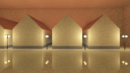 Empty Space Room Liminal Space Minimal Interior