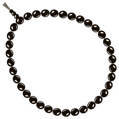 Obraz premium Islamic Prayer Beads Icon