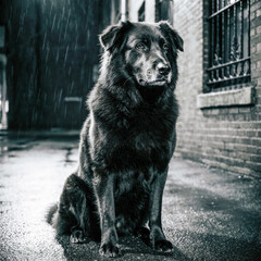 Fototapeta premium Noble Gaze in Monochrome
