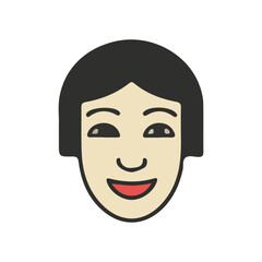 Smiling Woman Avatar Icon