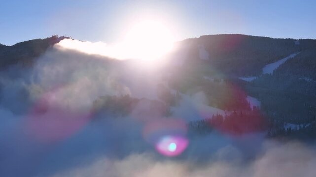 Foggy Winter Morning In Vail 06