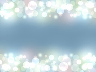 美しく輝く光のフレームの抽象的な青色の背景