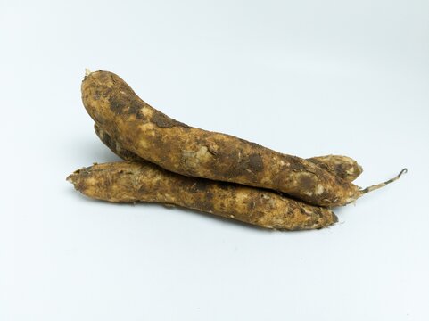 Pile of Fresh Cassava Roots