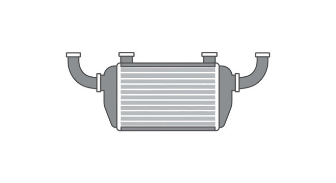 Automotive Intercooler Component for Enhanced Engine Performance.