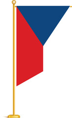 CZECH REPUBLIC Flag Frame Vector, National Symbol Artwork