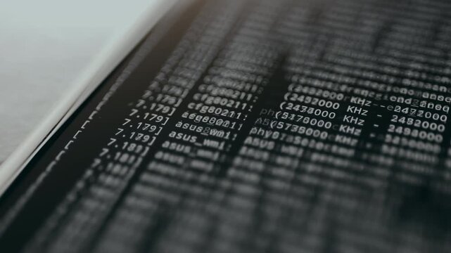Log output from system diagnostic tool showing hardware detection information