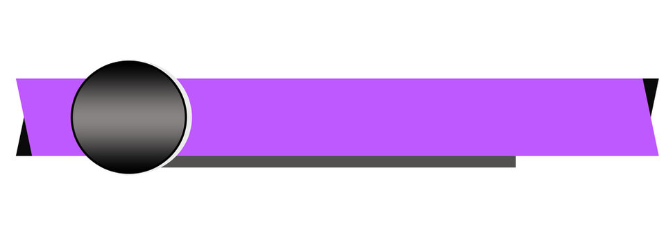 Modern purple Lower Third Banner Template
