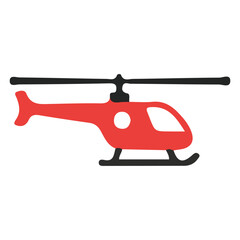 Red Helicopter Icon