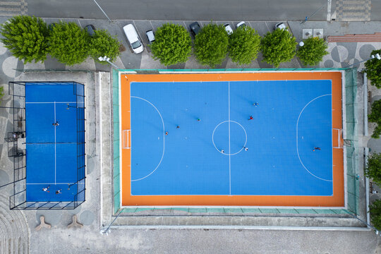 tennis and football fields in Portugal