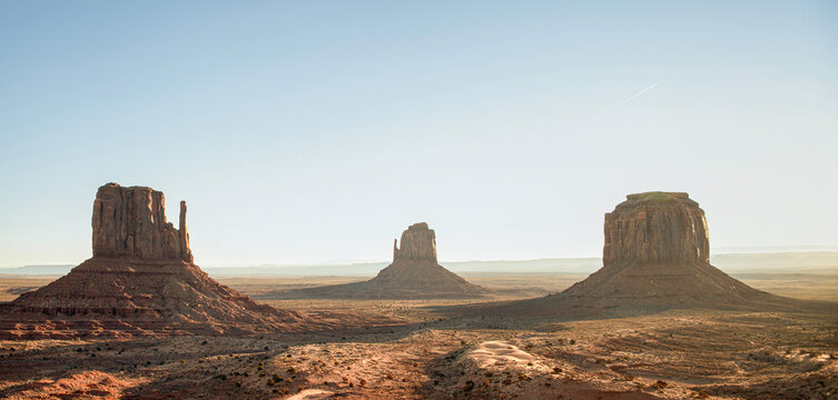 Rock formations at Monument Valley Arizona