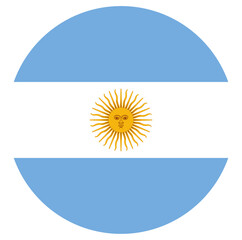 button flag of Argentina