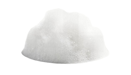 Soap foam or shampoo Soap foam texture or shampoo surface with bubble isolated with clipping path...