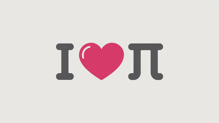 I love pi: a mathematical expression of affection