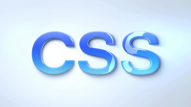 Animated transition of css text with dynamic blue and light effects