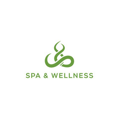 Obraz premium Serene Spa and Wellness Logo Design Concept