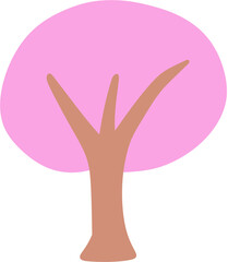 Spring illust calligraphy