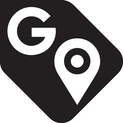 Google maps location pin icon symbol