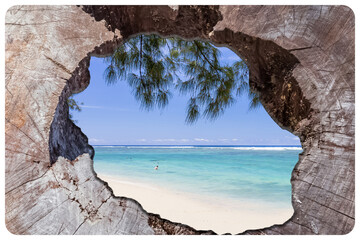 Lagon de saint-Gilles, &icirc;le de la R&eacute;union 