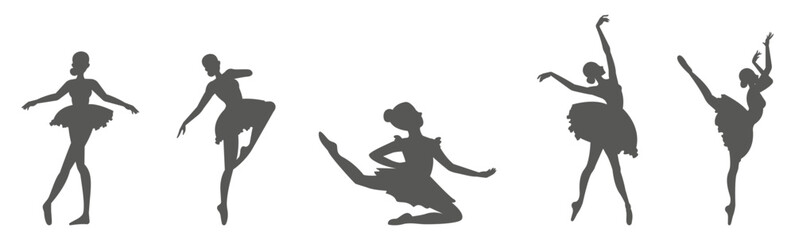 Ballet dance performance silhouette collection © Imran