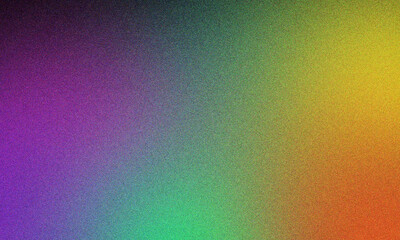 Obraz premium Rainbow colored gradient background with grainy texture