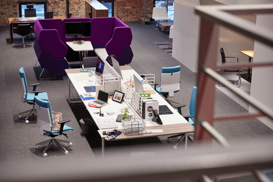 Interior of a modern style loft office
