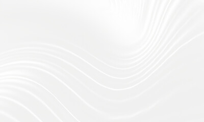 Obraz premium White wavy cloth background. Rippled fabric wave