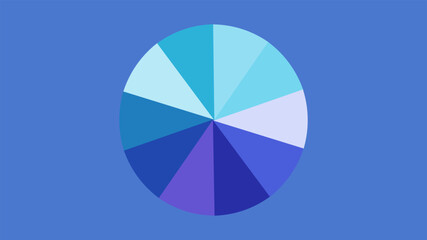 Minimalist color palette wheel for professional branding and interior design.