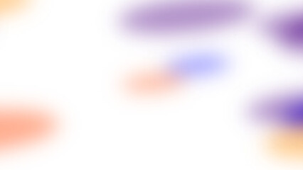 A white background with colorful blurry spots