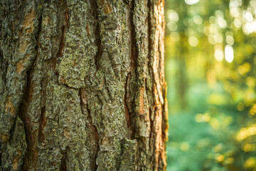 Close up texture of a tree trunk © AlexGo