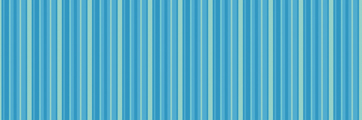 Obraz premium Conceptual stripe seamless texture, wealth pattern vector textile. Patterned lines vertical fabric background in cyan and light colors.