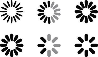Obraz premium Loading Animation Icons