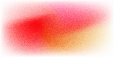 Red orange pink coral peach white abstract background. Noise grain mesh spray. Color gradient. Spot blot oval circle. Fluid water explosion splash. Design. © Dul