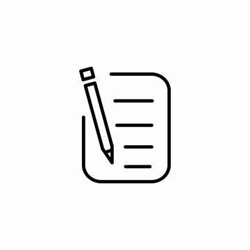 writing document pencil icon sign vector