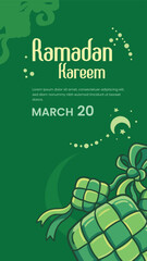 Ramadan Flat Celebration pack Banner