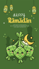 Ramadan Flat Celebration pack Banner