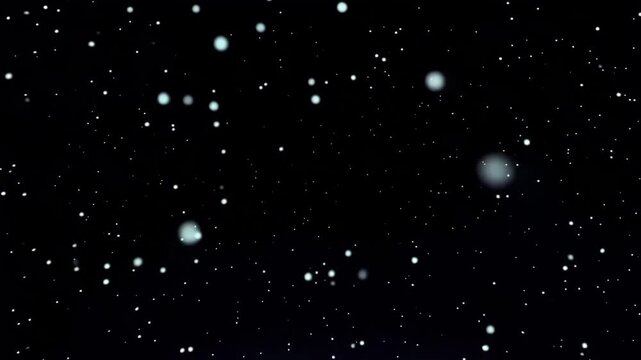 Minimal Floating Micro Particles with Shallow Depth of Field &ndash; Cinematic Seamless Overlay 4K