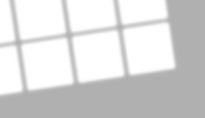 High-quality geometric window pane shadow for architectural and interior mockups. This PNG file creates a stunning interplay of light and dark for a realistic scene.