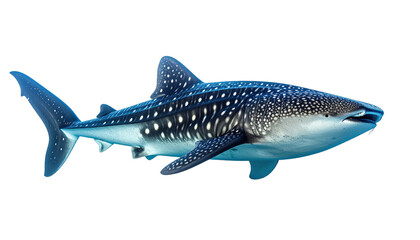Obraz premium Marine Conservation And Ocean Biodiversity Whale Shark Swimming On Transparent Background For Environmental Awareness Campaigns