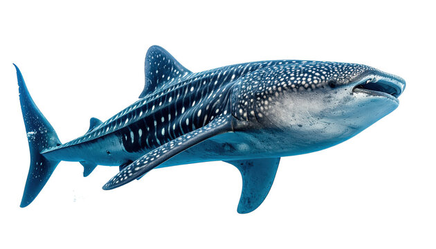 Marine Conservation And Wildlife Protection Whale Shark Swimming In Open Ocean With Transparent Background Endangered Species Awareness