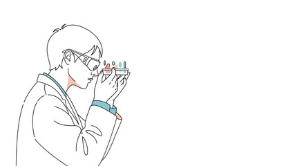 Man Praying with Hands Clasped Together.