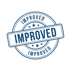 Obraz premium Improved Stamp, Improved Grunge Round Sign